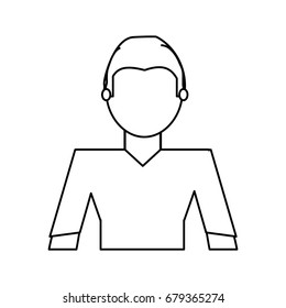 Man faceless avatar