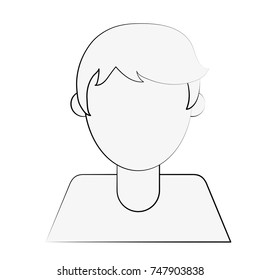 Man faceless avatar