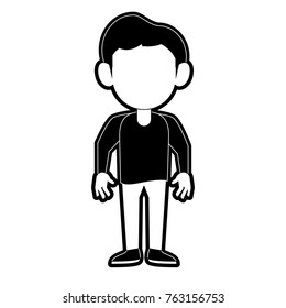 Man faceless avatar