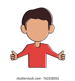 Man faceless avatar