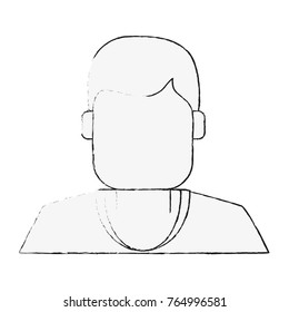 Man faceless avatar