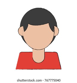 Man faceless avatar