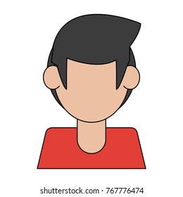 Man faceless avatar