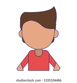 man faceless avatar isolated