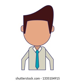 man faceless avatar isolated
