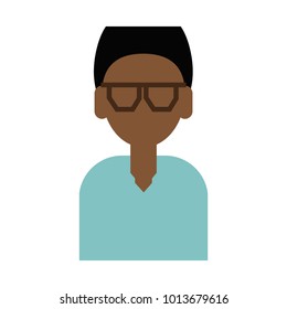 Man faceless cartoon