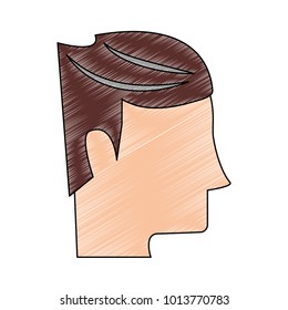 Man faceless cartoon