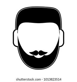 Man faceless cartoon