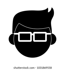 Man faceless cartoon