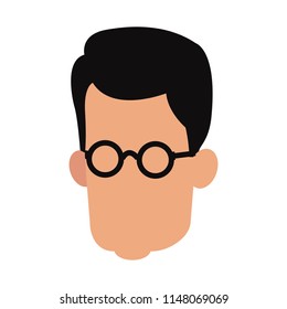 Man faceless head