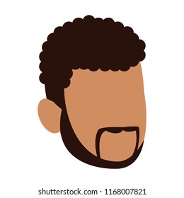 Man faceless head