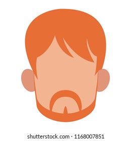 Man faceless head