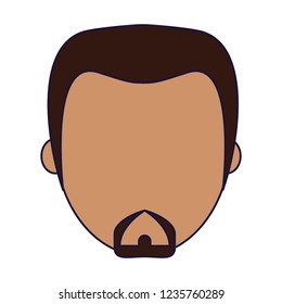 Man faceless head