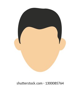 man faceless head