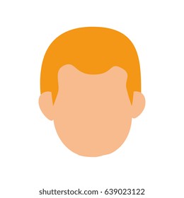 Man faceless head