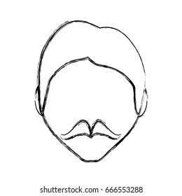 Man faceless head