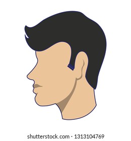 Man faceless head avatar
