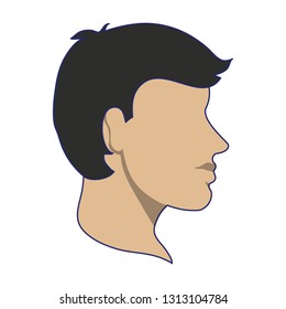 Man faceless head avatar