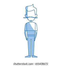 man facelessfigure icon flat style image