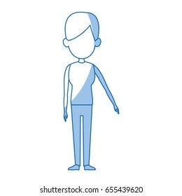 man facelessfigure icon flat style image