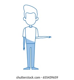 man facelessfigure icon flat style image