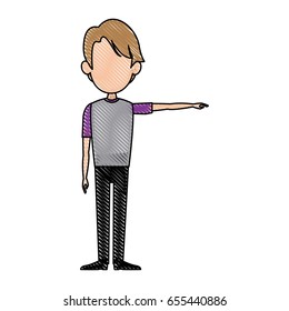 man facelessfigure icon flat style image