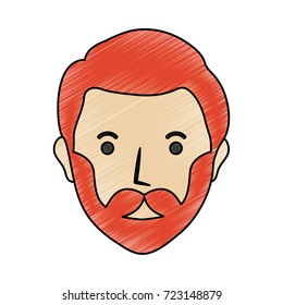 man facevector illustration