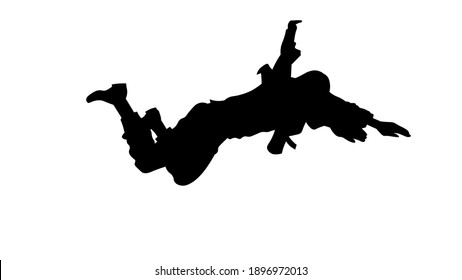 Man Falling Vector Illustration Isolated On Stock Vector (Royalty Free ...