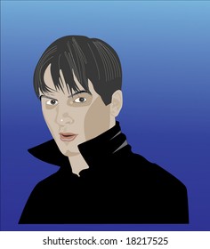 man, fashion ,face,portrait