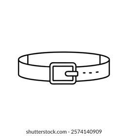 A man fashion pants belt icon vector sign and symbol