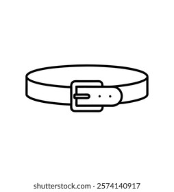 A man fashion pants belt icon vector sign and symbol