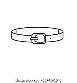 A man fashion pants belt icon vector sign and symbol