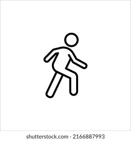 man fast run icon, rush icon vector ilustración eps 10