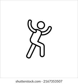 man fast run icon, rush icon vector ilustración eps 10