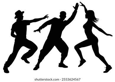 man and female dancing together