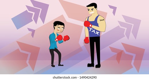 A man is fighting tax credit overpayment