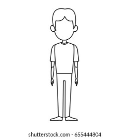 man figure silhouette standing avatar image