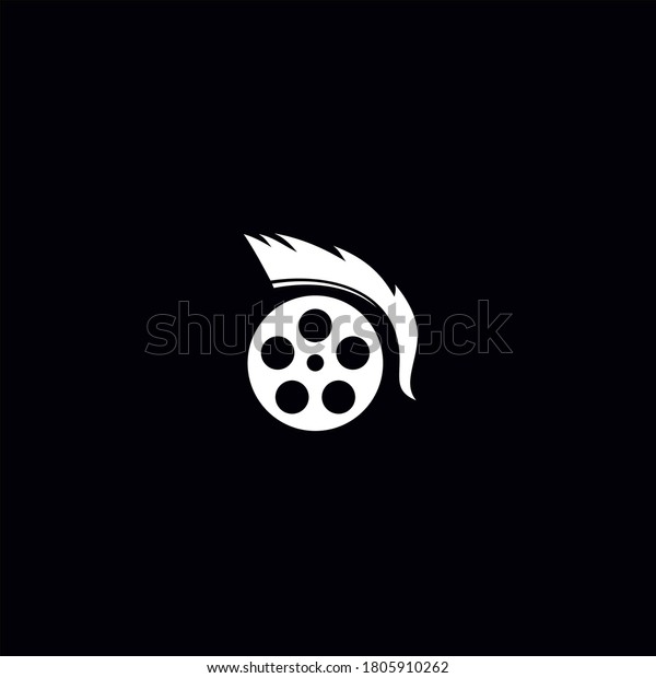 man films director logo Ideas. Inspiration\
logo design. Template Vector\
Illustration.