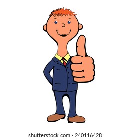 Man, finger, suit, tie. Thumb hand