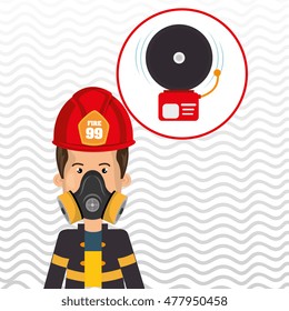 man fire alarm