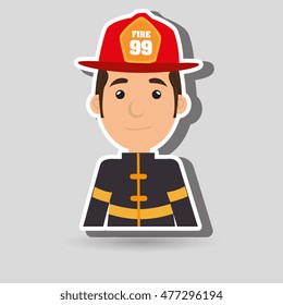 man fire helmet mask