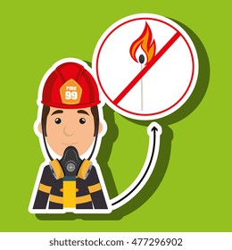 man fire helmet mask