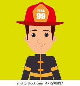 man fire helmet mask