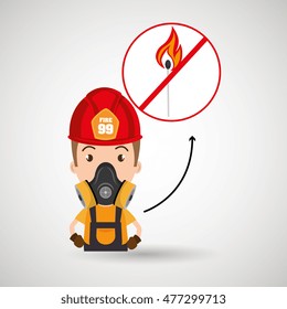 man fire helmet mask