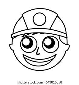 man firefighter avatar character icon