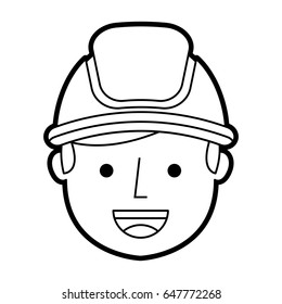 man firefighter avatar character icon
