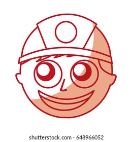 man firefighter avatar character icon