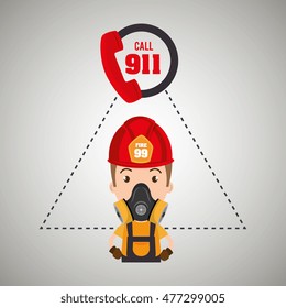 man firefighter mask helmet