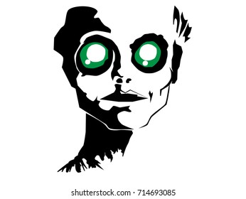 The man with fish eyes