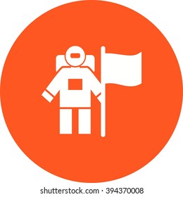 Man with Flag